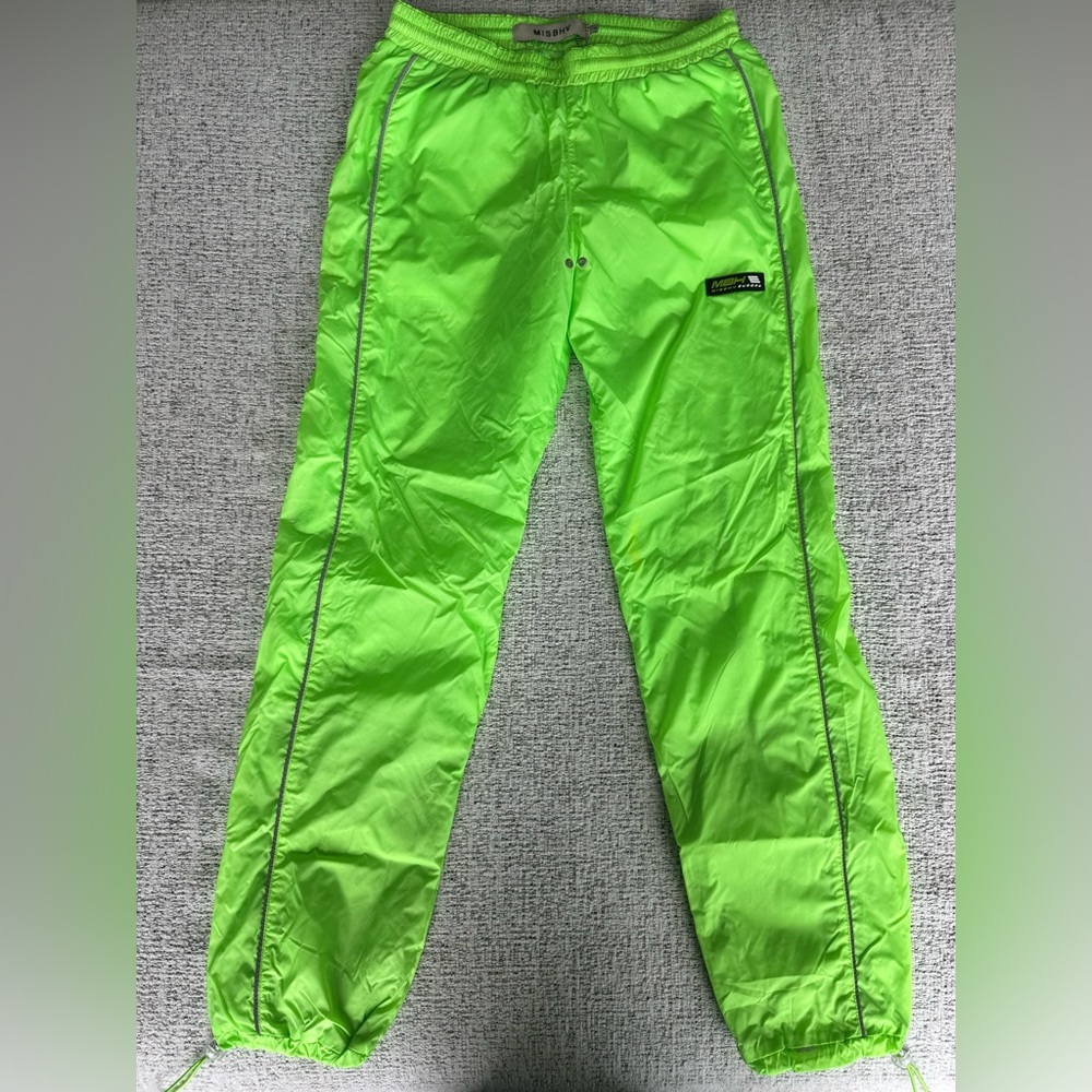 MISBHV Lime Green Cargo Pants